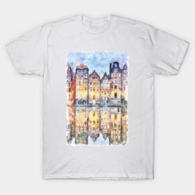 Midnight in Amsterdam T-Shirt by Ryan Rad